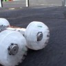 Sand Flea رباتی ۱۱ پوندی که از روی ساختمان ها می پرد